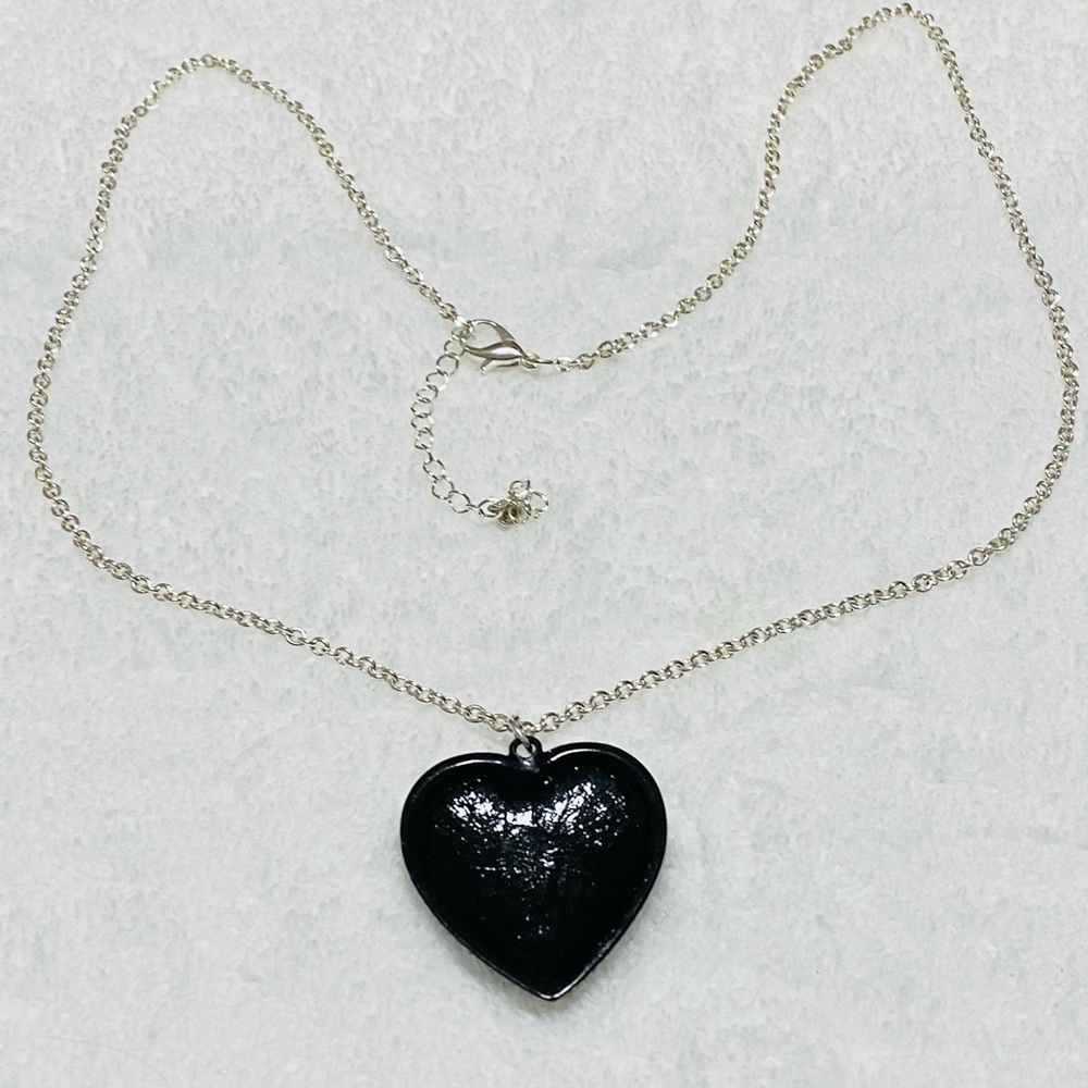 Heart Rhinestone Necklace - Picture 3 of 5